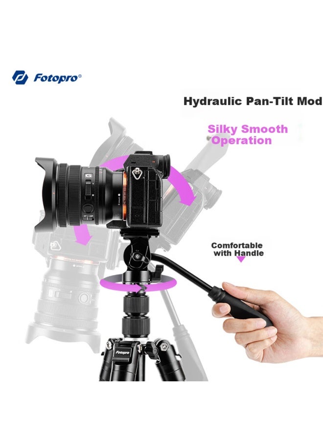 Fotopro Fy830+Mh-2A Quick Release Compact And Adjustable Selfie Stick Digital Camera Concert Tripod With Phone Holder - Image 4