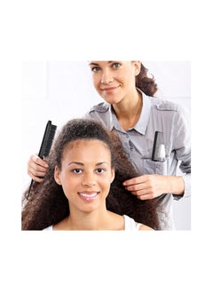 Generic 3 Pcs Slick Brush Set Bristle Hair Brush Teasing Comb Edge Hair Brush Grooming Combs Sturdy Rat Tail Comb for Women Babies Kids' Hair Black  - Image 5