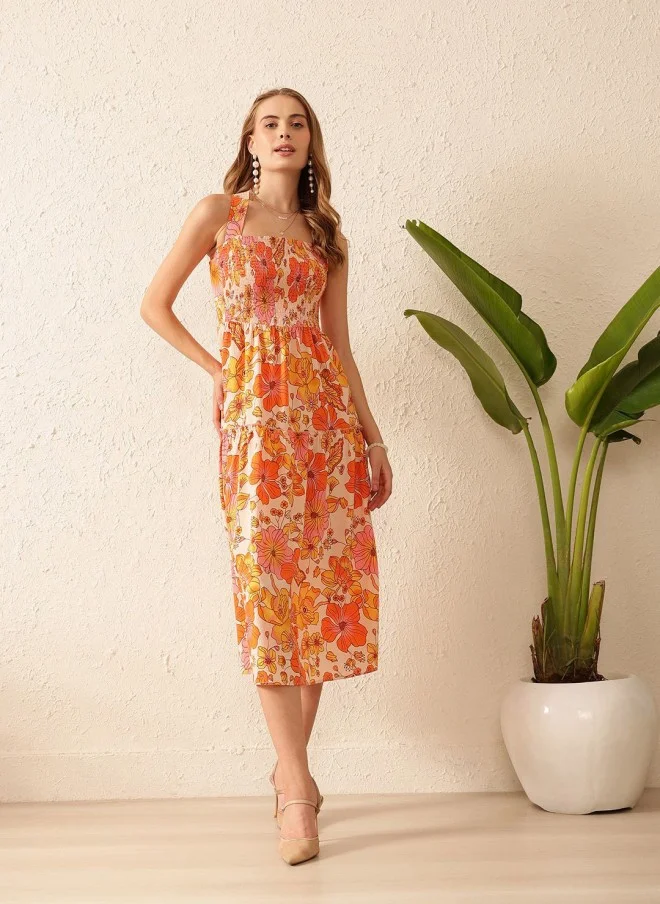 STREET 9 Floral Midi Dress for Women