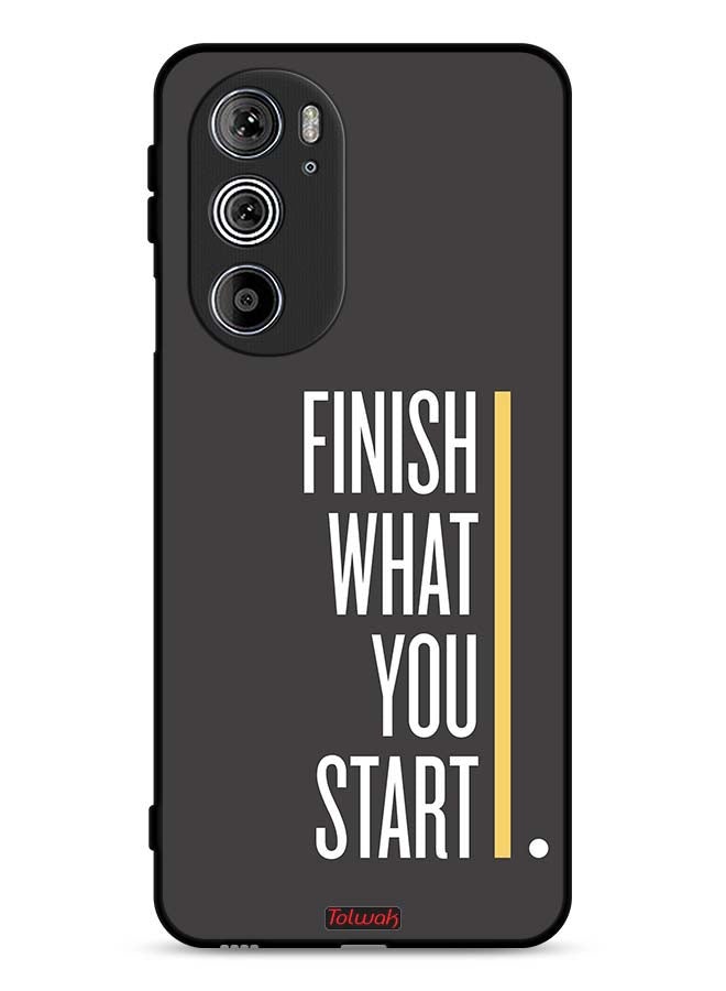Tolwak Motorola Edge 30 Pro Protective Case Cover Finish What You Start - Image 1