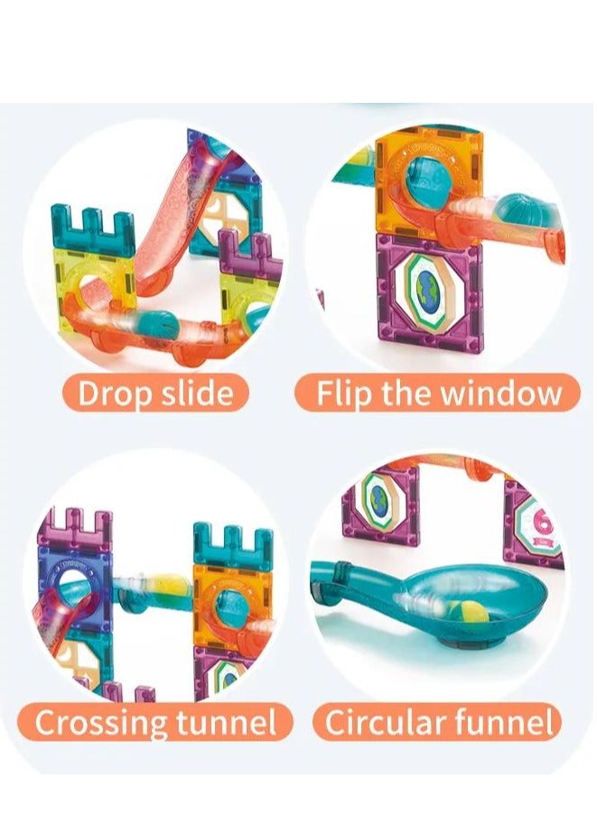 Loquat Kid's Magnetic Building Block Toy DIY  Building Blocks for Children Hot Sale 54Pcs Gift Box Set - Image 4