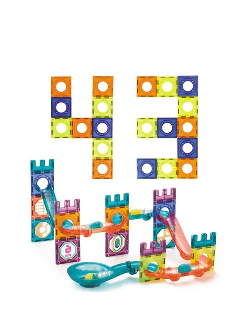Loquat Kid's Magnetic Building Block Toy DIY  Building Blocks for Children Hot Sale 54Pcs Gift Box Set - Image 2