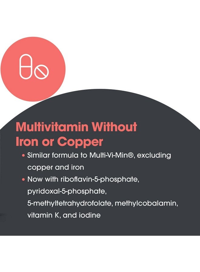 Allergy Research Group Multi-Vi-Min Without Copper & Iron - Multivitamin for Men & Women, Mineral Complex, Active Nutrients, with Iodine - 150 Count - Image 5