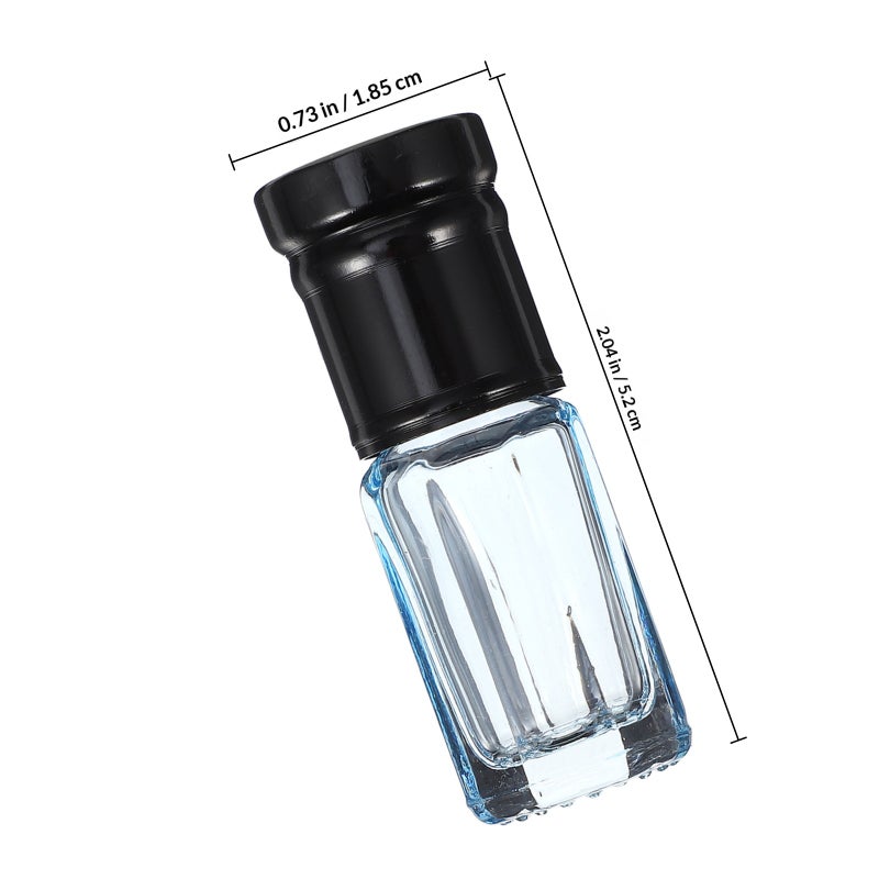 8Pcs 3ML Roll-on Bottles Perfume Glass Bottles Roller Bottles - Image 2