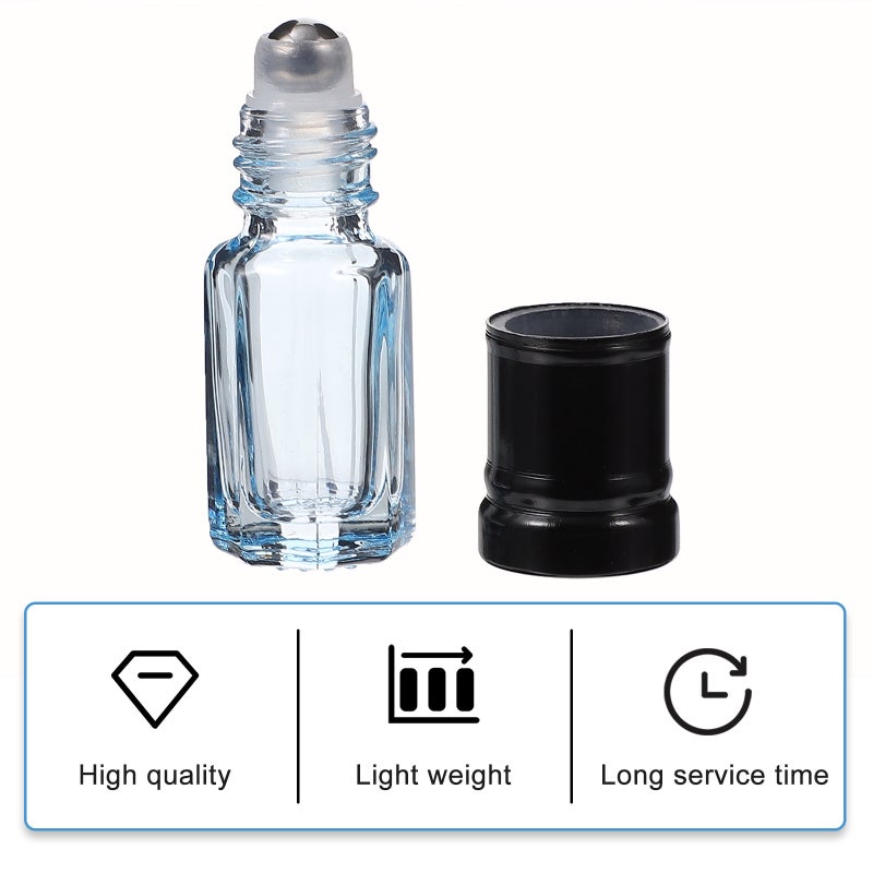 8Pcs 3ML Roll-on Bottles Perfume Glass Bottles Roller Bottles - Image 5