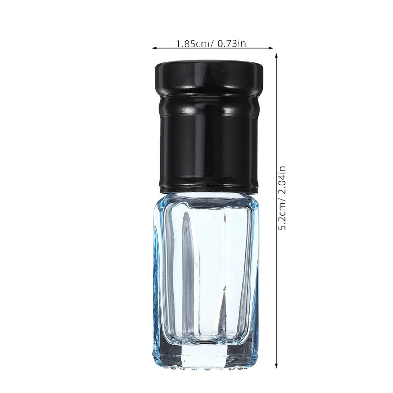 8Pcs 3ML Roll-on Bottles Perfume Glass Bottles Roller Bottles - Image 3