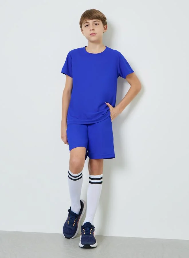 ستايلي Teens Cotton Sports Jersey Shorts With Side Pocket