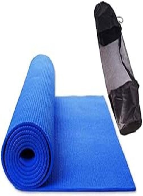 Soft Rubber Exercise Mat (Blue)