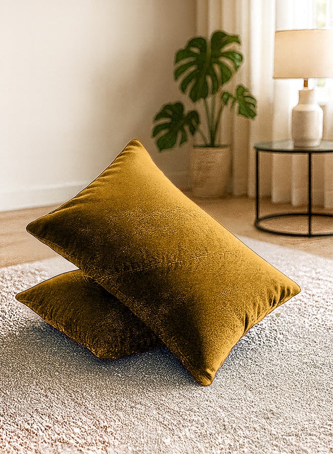 باك كومفرت ديو الراحة | صوفا مريحة سوداء + 2 كوشن ذهبية50x30 سم - Image 5