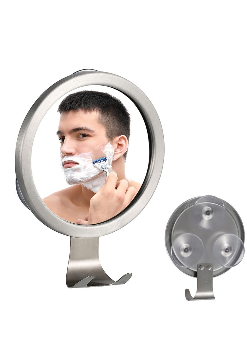 Barakah Shower Mirror Fogless for Shaving with Razor Holder, Powerful Lock Suction - Image 1
