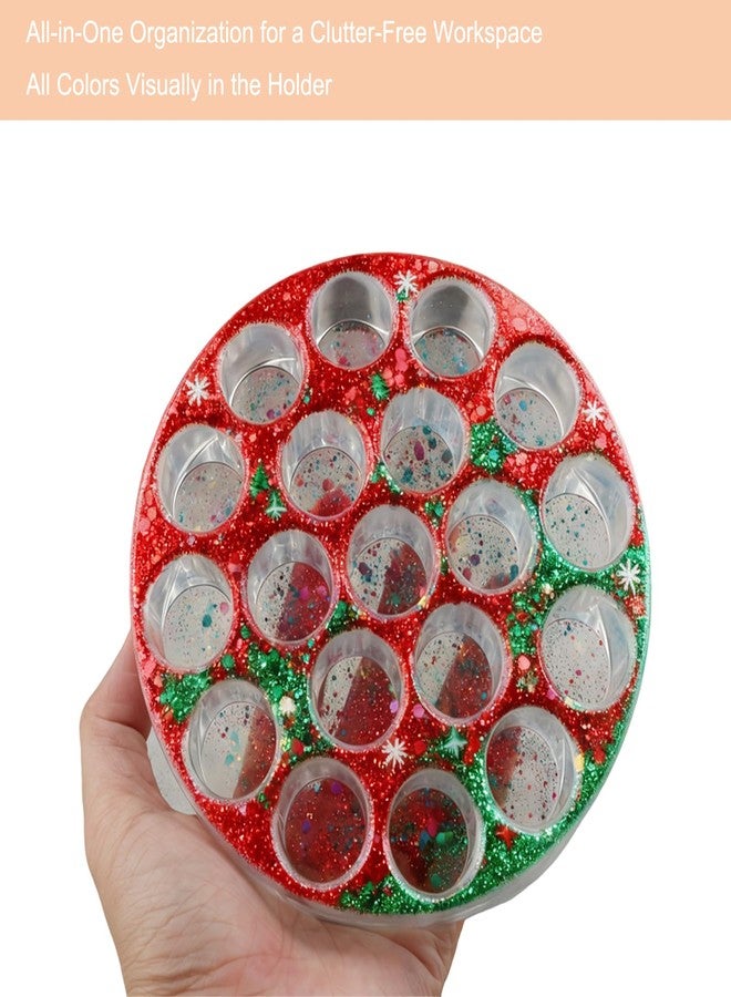 F FYJS Epoxy Resin Pigment Organizers Resin Mold, Multi-Slot Resin Colorant Rack Silicone Casting Mould, Jewelry Dye Essential Oils Storage Holder Mold,Home Decor - Image 4