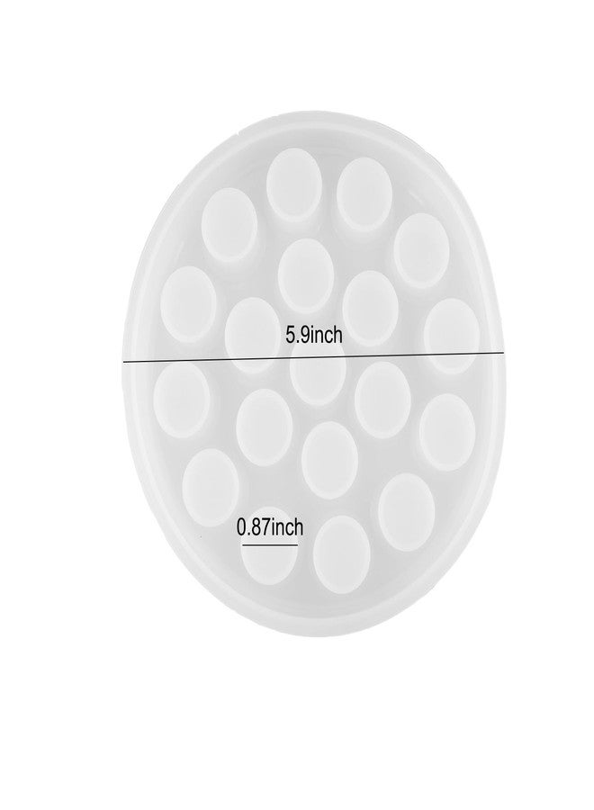 F FYJS Epoxy Resin Pigment Organizers Resin Mold, Multi-Slot Resin Colorant Rack Silicone Casting Mould, Jewelry Dye Essential Oils Storage Holder Mold,Home Decor - Image 2