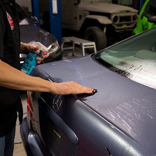 Chemical Guys CLY_KIT_1 Heavy Duty Clay Bar and Luber Synthetic Lubricant Kit, 16 oz, 2 Items, Black - Image 4