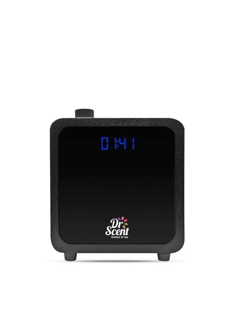 Dr Scent Breeze of Joy Essential Oil Small Diffuser Fragrance Machine, Supporting Mobile APP (Black) - Image 1