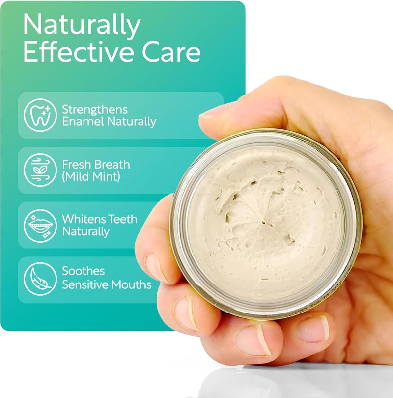 Uncle Harry's Mild Mint Alkalizing Mineral Toothpaste - Natural Whitening & Breath Freshening Formula - Image 4