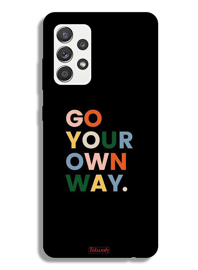 Tolwak Samsung Galaxy M32 5G Protective Case Cover Go Your Own Way - Image 1