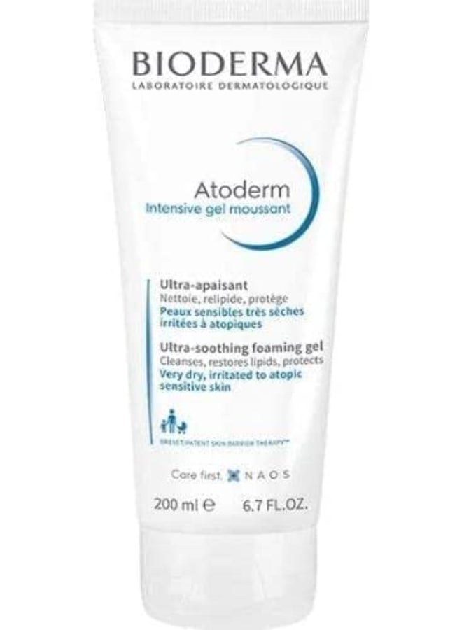 Bioderma Atoderm Intensive Ultra-Soothing Foaming Gel Multicolour 200ml - Image 4