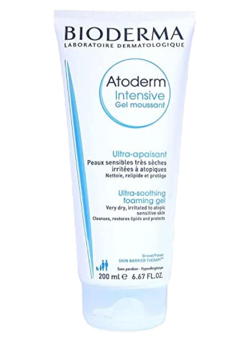 Bioderma Atoderm Intensive Ultra-Soothing Foaming Gel Multicolour 200ml - Image 1