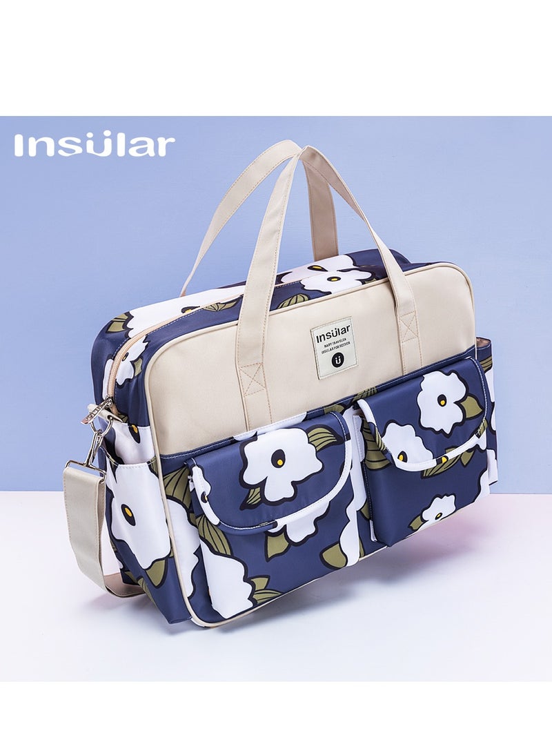 insular Multifunctional Animal Print Travel Nappy Bag With High-Quality Material - Image 1