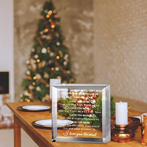 Yulejo To My Man Gift for Him Anniversary Birthday Gifts for Boyfriend I Love You Gift for Him Fiance Husband Keepsake for Groom Engagement Wedding Valentine Christmas Father's Gift Day (Modern Style) - Image 4