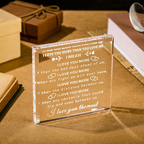 Yulejo To My Man Gift for Him Anniversary Birthday Gifts for Boyfriend I Love You Gift for Him Fiance Husband Keepsake for Groom Engagement Wedding Valentine Christmas Father's Gift Day (Modern Style) - Image 2