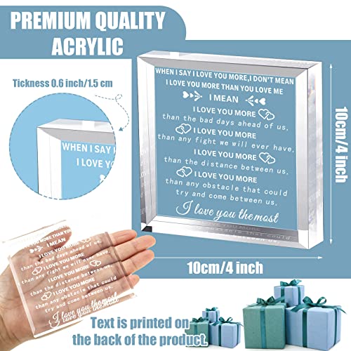 Yulejo To My Man Gift for Him Anniversary Birthday Gifts for Boyfriend I Love You Gift for Him Fiance Husband Keepsake for Groom Engagement Wedding Valentine Christmas Father's Gift Day (Modern Style) - Image 3