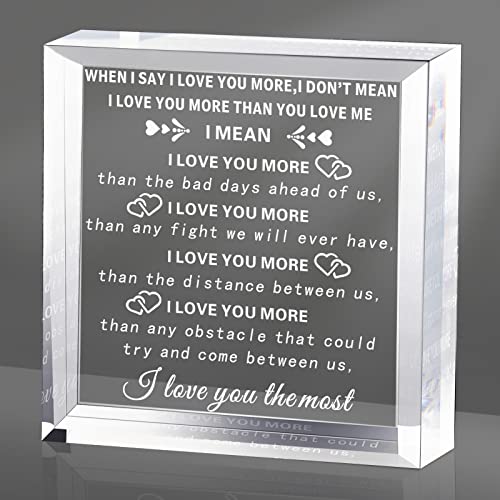 Yulejo To My Man Gift for Him Anniversary Birthday Gifts for Boyfriend I Love You Gift for Him Fiance Husband Keepsake for Groom Engagement Wedding Valentine Christmas Father's Gift Day (Modern Style) - Image 1