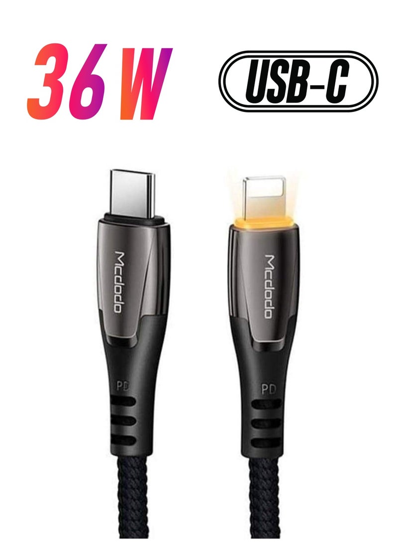 Mcdodo CA-7650 PD Type-C to Lightning 1.2M Cable - Image 1