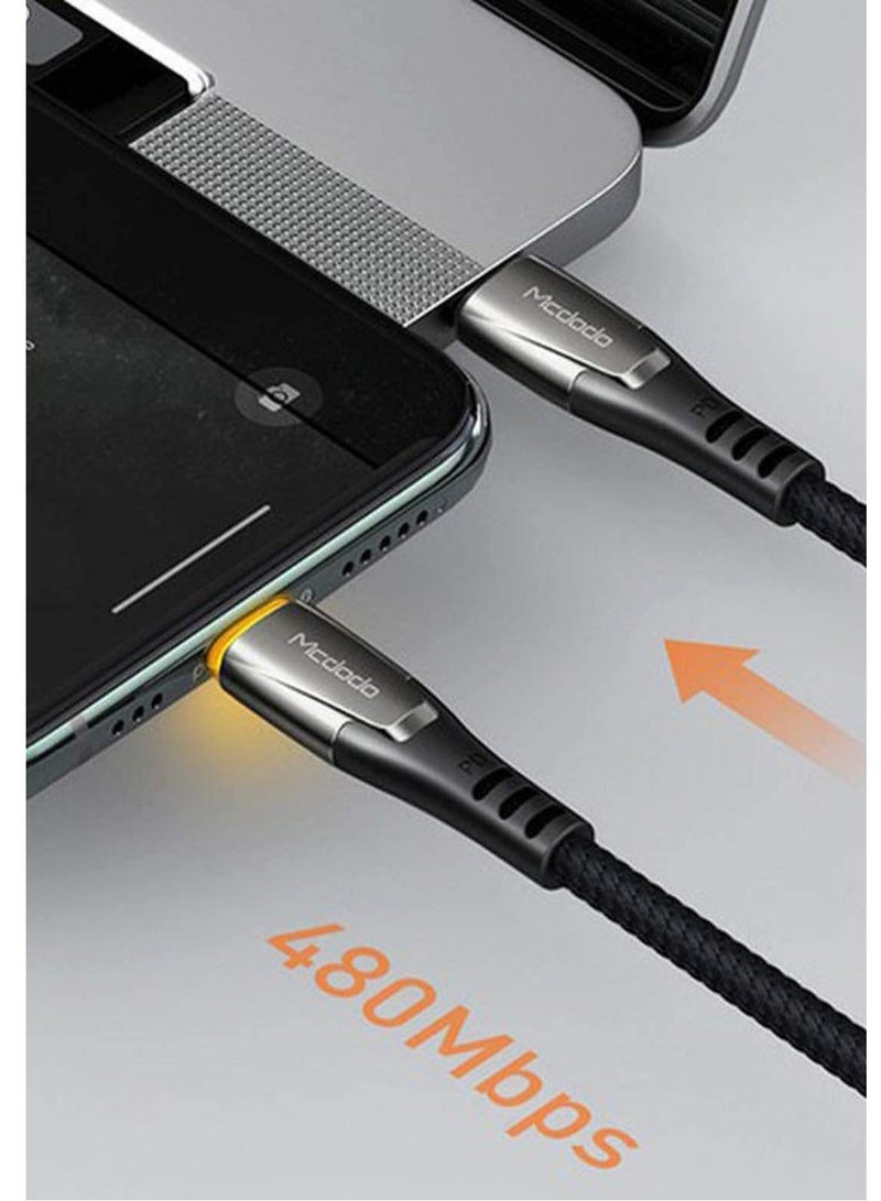 Mcdodo CA-7650 PD Type-C to Lightning 1.2M Cable - Image 3