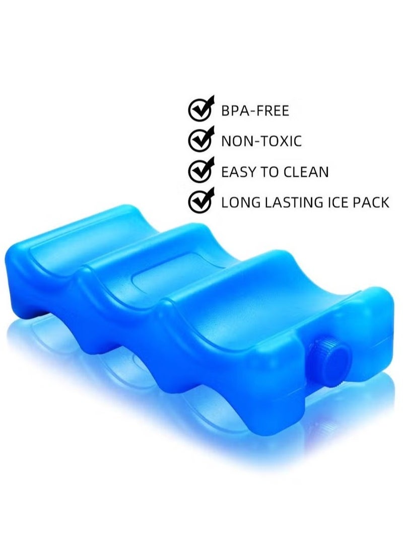 2-Pieces Reusable Ice Packs for Breastmilk Storagefor Breastfeeding Working Mom