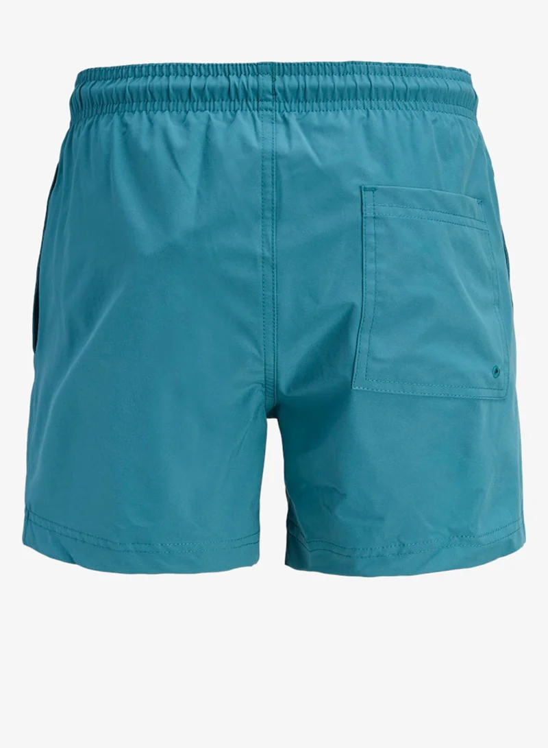 Jack & Jones Junior Youth Logo Drawstring Swim Shorts