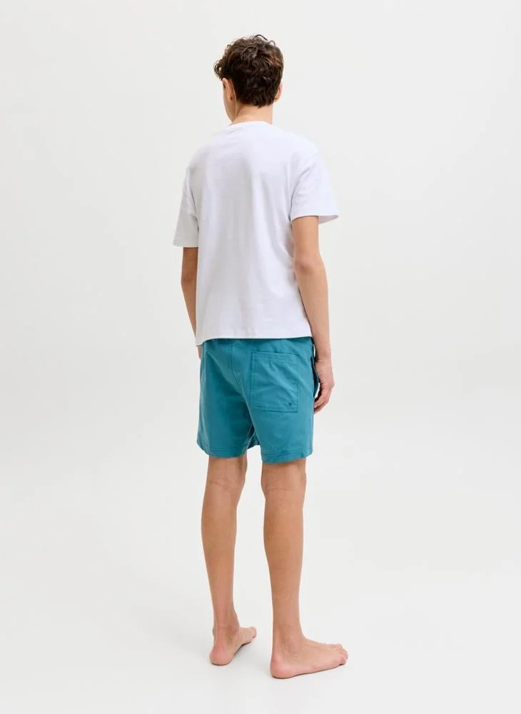 Jack & Jones Junior Youth Logo Drawstring Swim Shorts