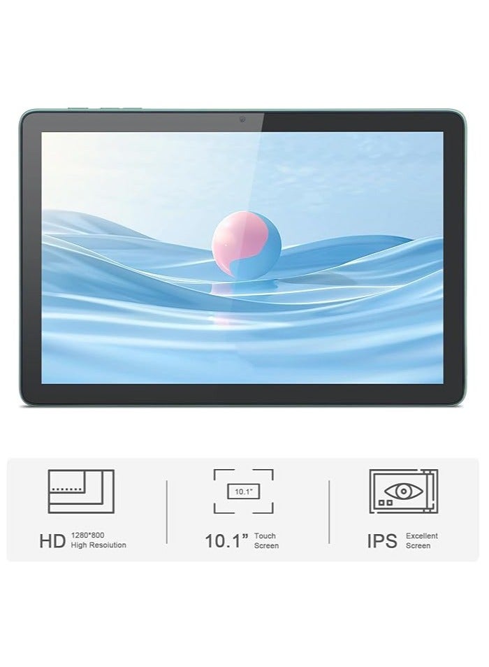 CM8800 tablet  with a 10-inch screen supports a SIM card and a 5G band Wi-Fi network with 8 GB RAM and 512 GB storage space and a large 10,000 mAh battery and works with accessories inside the box with the Android system (Green)