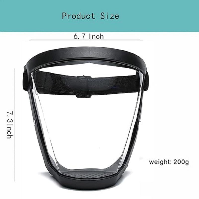 SPITEN Motorcycle Goggle mask Anti Scratch UV Protective Face Mask, Bike Riding with Detachable Face Mask, Adjustable Elastic Strap Goggles Mask for Helmet (TRANSPERANT MASK) - Image 2