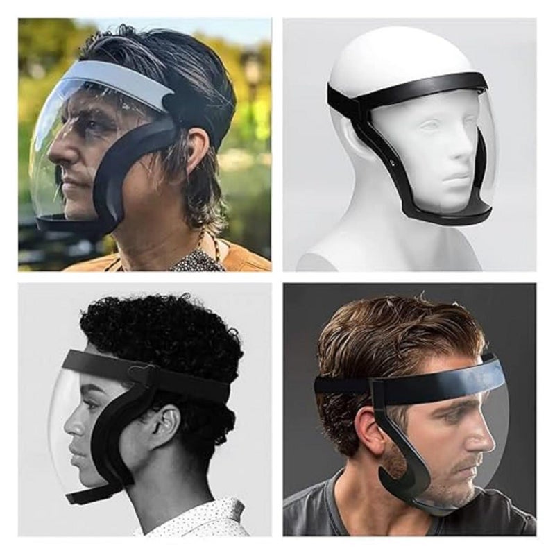 SPITEN Motorcycle Goggle mask Anti Scratch UV Protective Face Mask, Bike Riding with Detachable Face Mask, Adjustable Elastic Strap Goggles Mask for Helmet (TRANSPERANT MASK) - Image 3