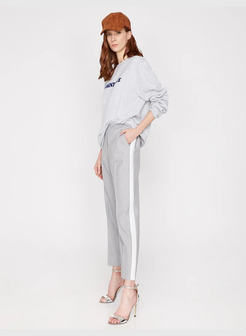 KOTON Banded Detailed Trousers