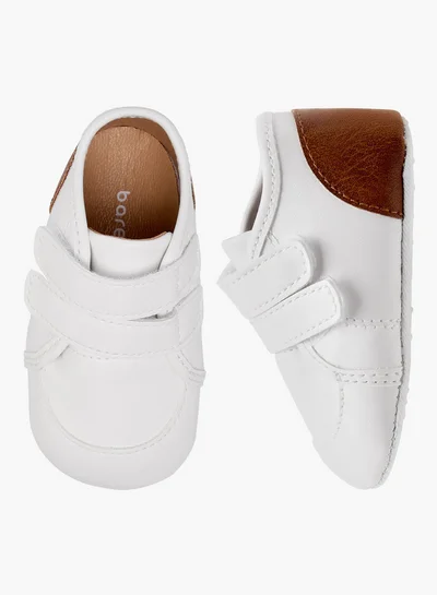 Barefeet Solid Booties with Hook and Loop Closure