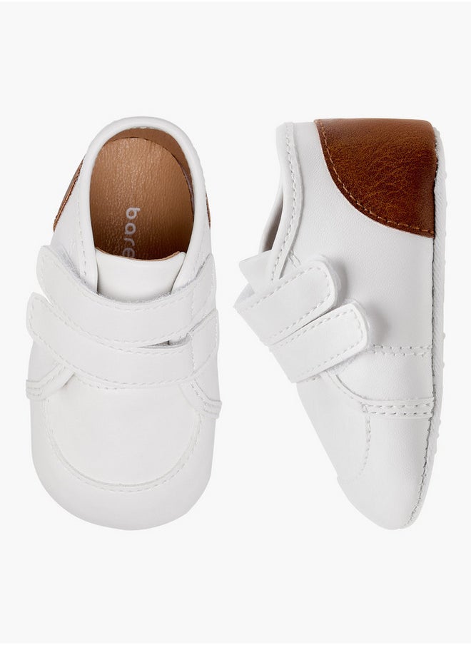 Barefeet - Solid Booties with Hook and Loop Closure - Image 1