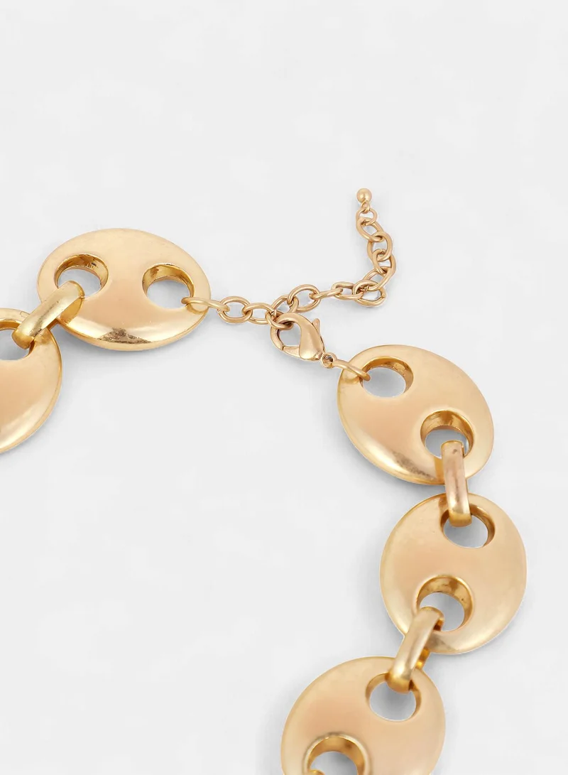 SOHI Bolt Collar Artificial Necklace Jewellery