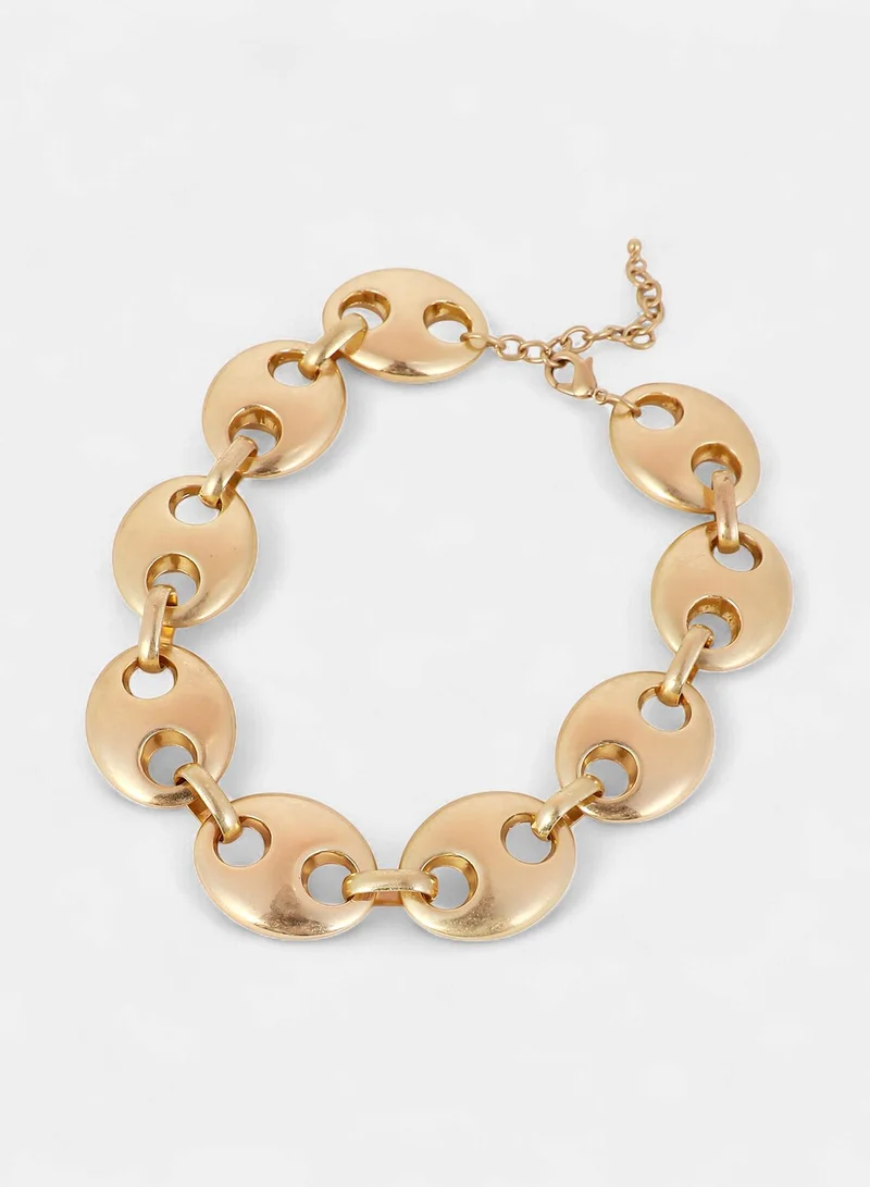 SOHI Bolt Collar Artificial Necklace Jewellery