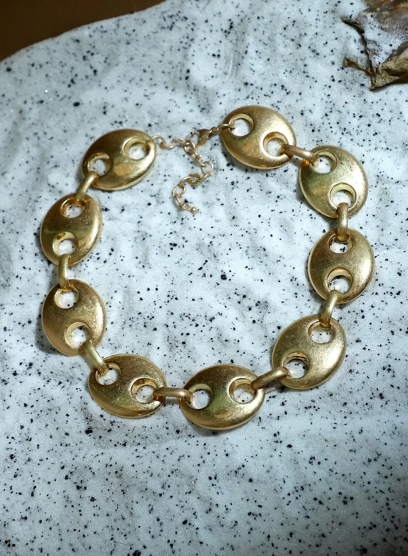 SOHI SOHI Women's The Bolt Collar Necklace For Evening Wear | California  Colour | Alloy Material | Lobster Clasp Closure | Metallic Necklace | Collar Necklace For Women & Girls