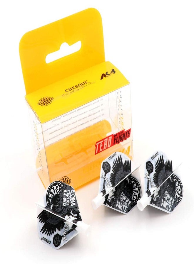 CUESOUL TERO AK4 Dart Flight Standard Shape/Shield Shape/Diamond Shape Standard Shape-White Eagle - Image 1