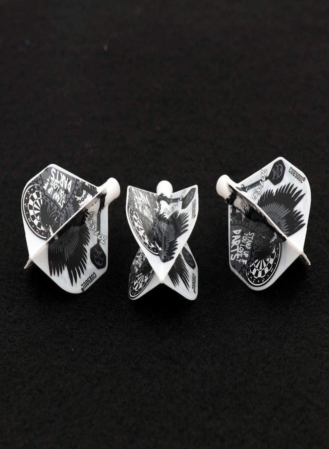 CUESOUL TERO AK4 Dart Flight Standard Shape/Shield Shape/Diamond Shape Standard Shape-White Eagle - Image 3