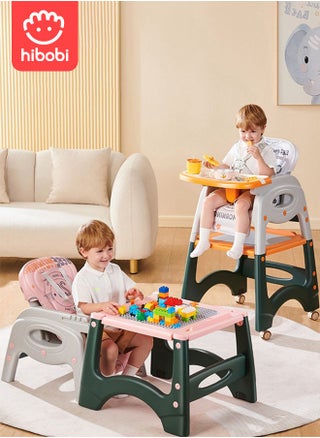 Children's Multifunctional High Chair - Orange - pzsku/Z8CCAF30DA8AB4D9F83F4Z/45/_/1701679995/60dfa2e9-0a90-4df3-a656-ddddbebcc3a5