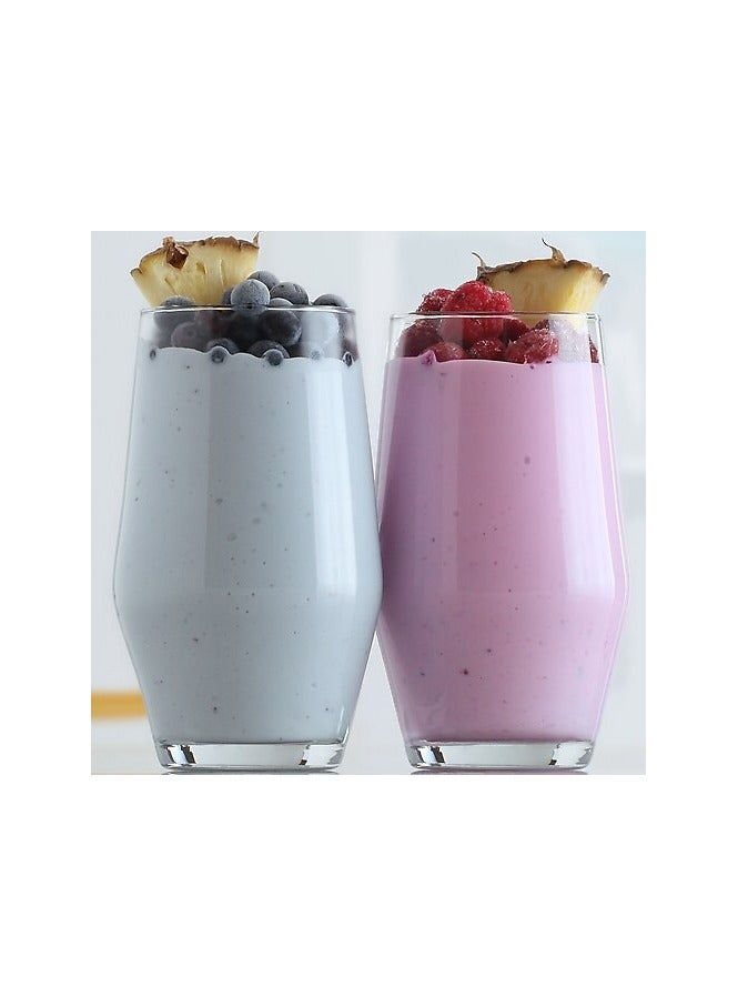 LAV 3-Piece Ella Long Drink Tumbler Set – 495 ml – Clear Glasses for Water, Juice, Cocktails & Cold Beverages - Image 2