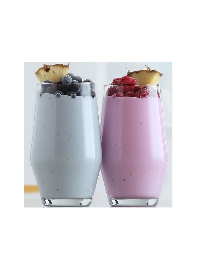 LAV - 3 Pieces Ella Long Drink Tumbler Set 495 Ml - Clear - Image 1