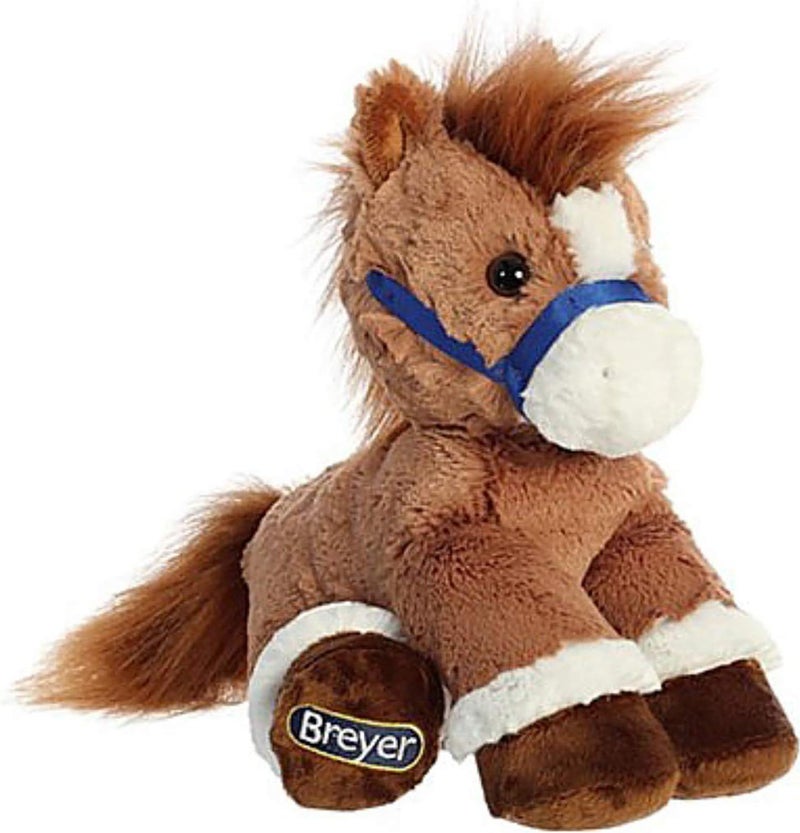 Breyer Aurora Exquisite Breyer Bridle Buddies Chestnut Horse Stuffed Animal  Realistic Detailing  Imaginative Play  Brown 11 Inches - Image 1