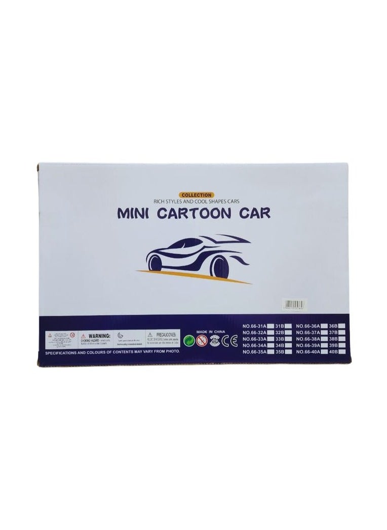 Generic - Rich Styles and Cool Shapes Cars Mini Cartoon Car - Image 1
