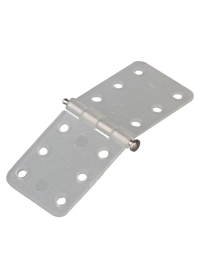 Mxfans 50Pcs 11 X 25 Mm Rc Airplane Plane Pinned Plastic Hinge Rc Airplane Parts Replacement White  - Image 5