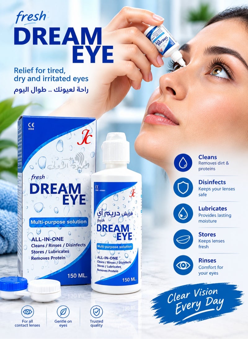Fresh Dream Eye Multi Purpose Solution 150 ml - Image 2